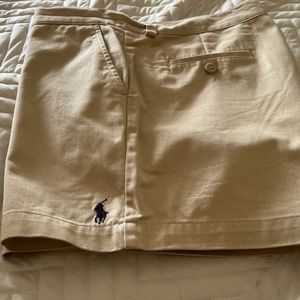 Womens Ralph Lauren Polo Sport khaki shorts size 12